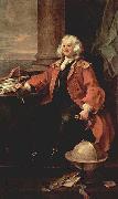 William Hogarth Hogarth portrait of Captain Thomas Coram Spain oil painting artist